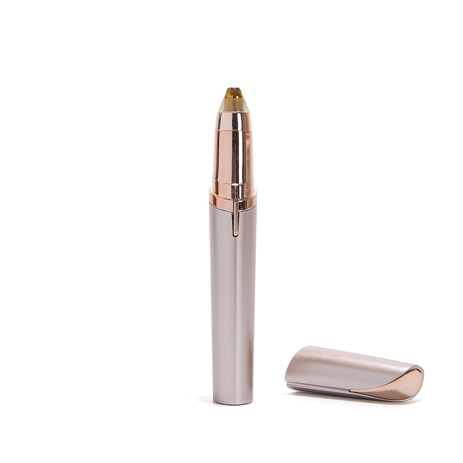 2-in-1 Electric Eyebrow Razor And Facial Hair Removal Device  USB Rechargeable, Waterproof, Portable Travel Grooming Kit