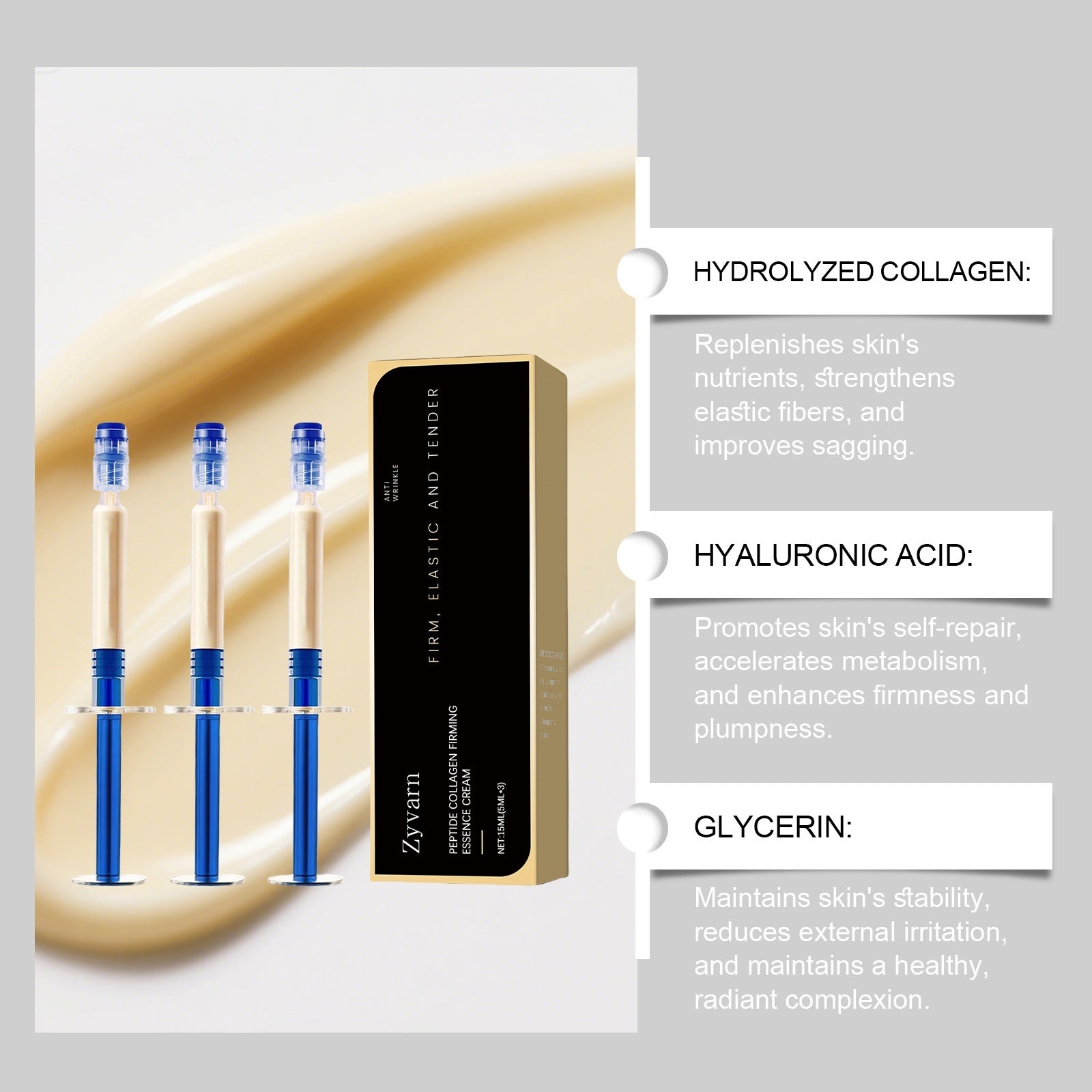 Collagen Skincare Cream Gently Hydrates Moisturizes And Nourishes Facial Skin